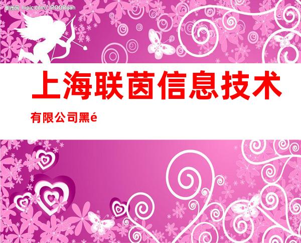 上海联茵信息技术有限公司黑龙江分公司