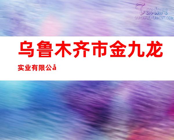 乌鲁木齐市金九龙实业有限公司