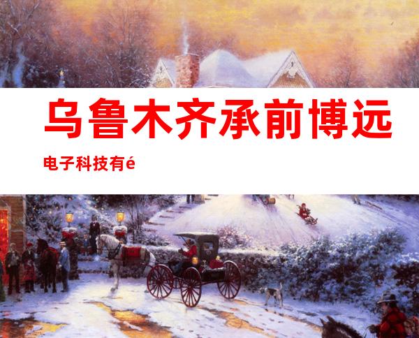 乌鲁木齐承前博远电子科技有限公司