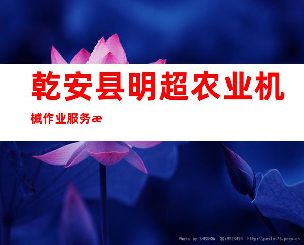 乾安县明超农业机械作业服务有限公司