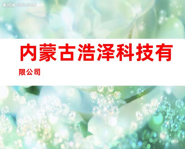 内蒙古浩泽科技有限公司