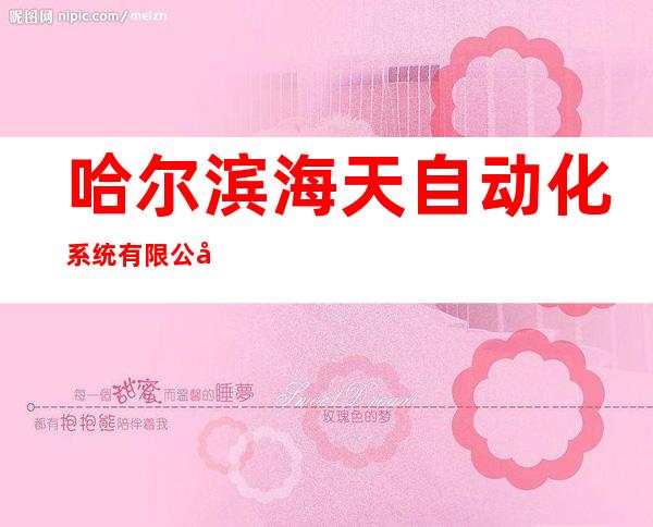 哈尔滨海天自动化系统有限公司