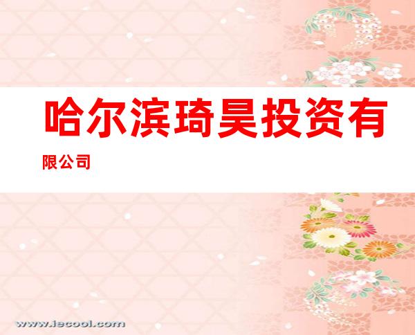 哈尔滨琦昊投资有限公司