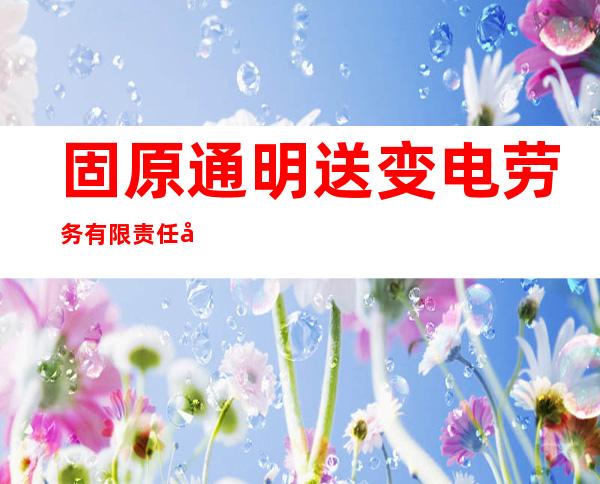 固原通明送变电劳务有限责任公司