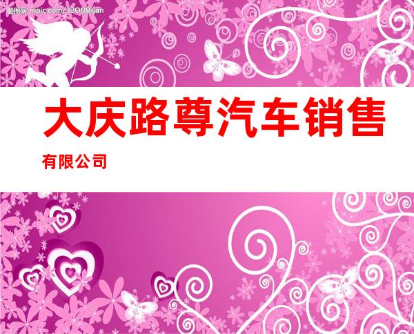 大庆路尊汽车销售有限公司