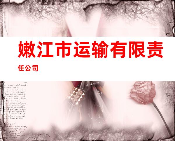嫩江市运输有限责任公司
