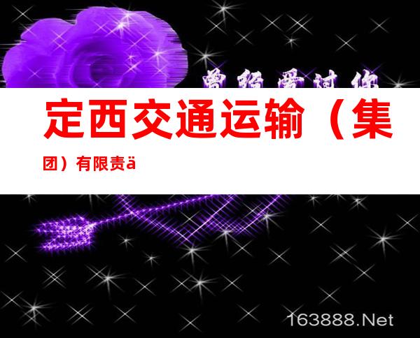 定西交通运输（集团）有限责任公司