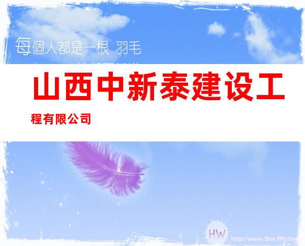 山西中新泰建设工程有限公司