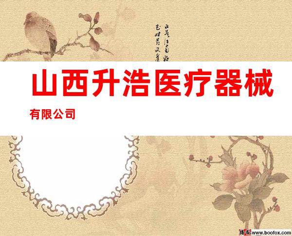 山西升浩医疗器械有限公司