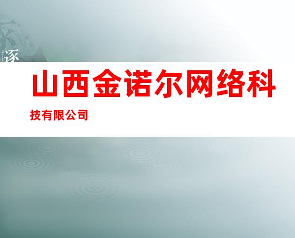 山西金诺尔网络科技有限公司