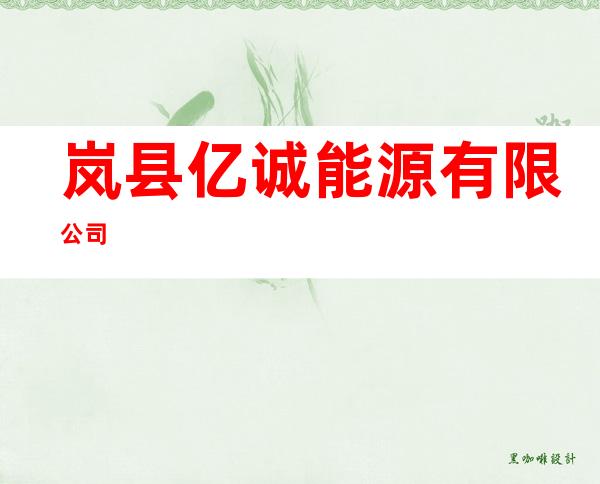 岚县亿诚能源有限公司