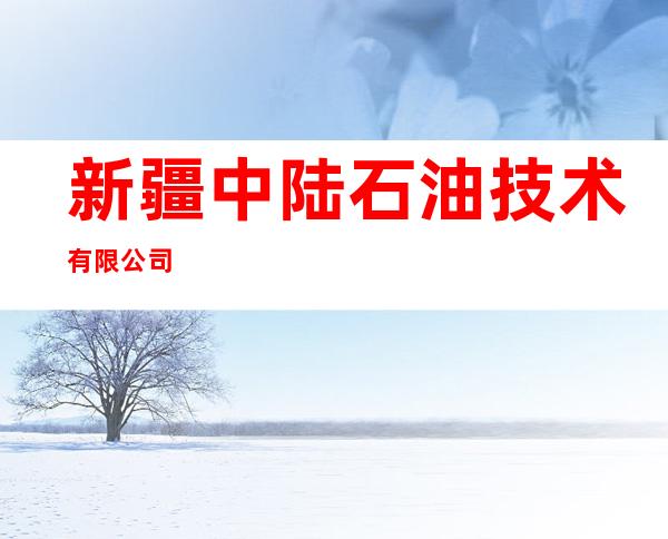 新疆中陆石油技术有限公司