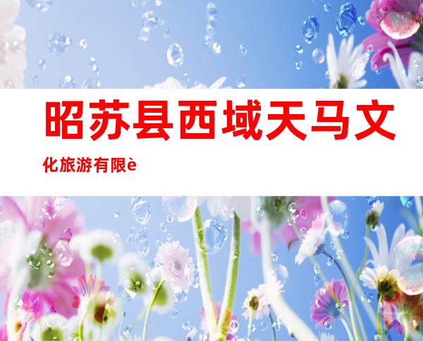 昭苏县西域天马文化旅游有限责任公司