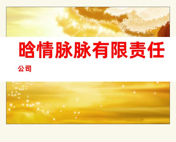 晗情脉脉有限责任公司