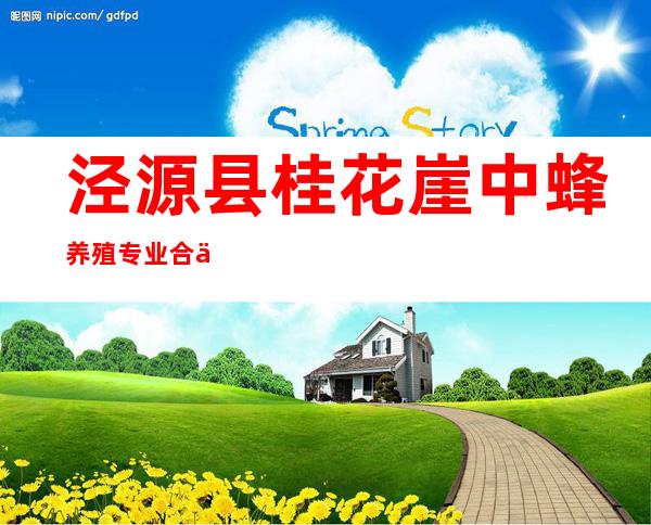泾源县桂花崖中蜂养殖专业合作社