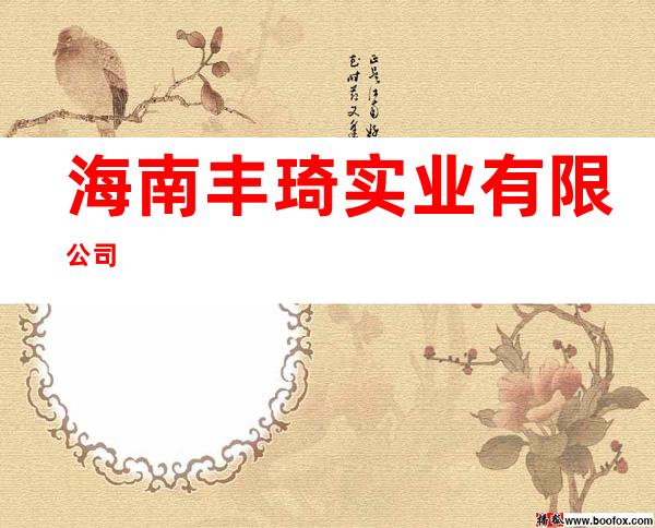 海南丰琦实业有限公司