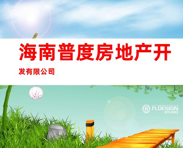 海南普度房地产开发有限公司
