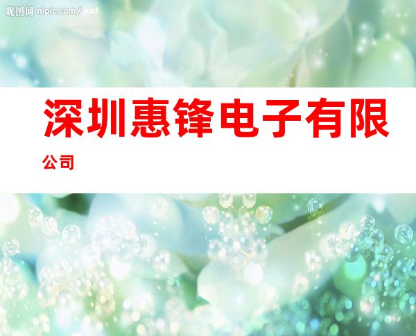 深圳惠锋电子有限公司