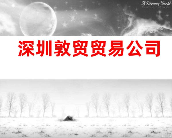 深圳敦贸贸易公司