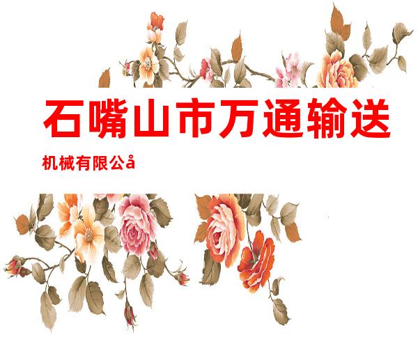 石嘴山市万通输送机械有限公司