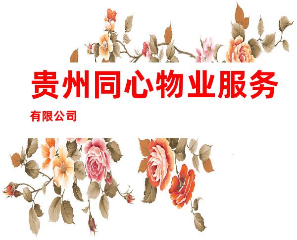 贵州同心物业服务有限公司