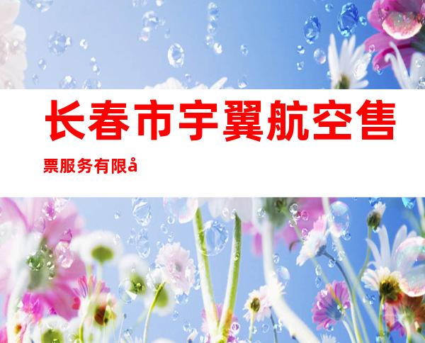 长春市宇翼航空售票服务有限公司