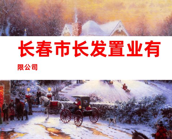 长春市长发置业有限公司